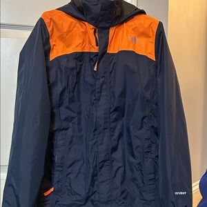 The North Face Kids Raincoat - Navy and Orange